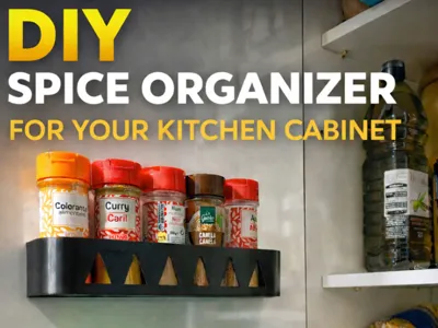 Cabinet Door Spice Organizer