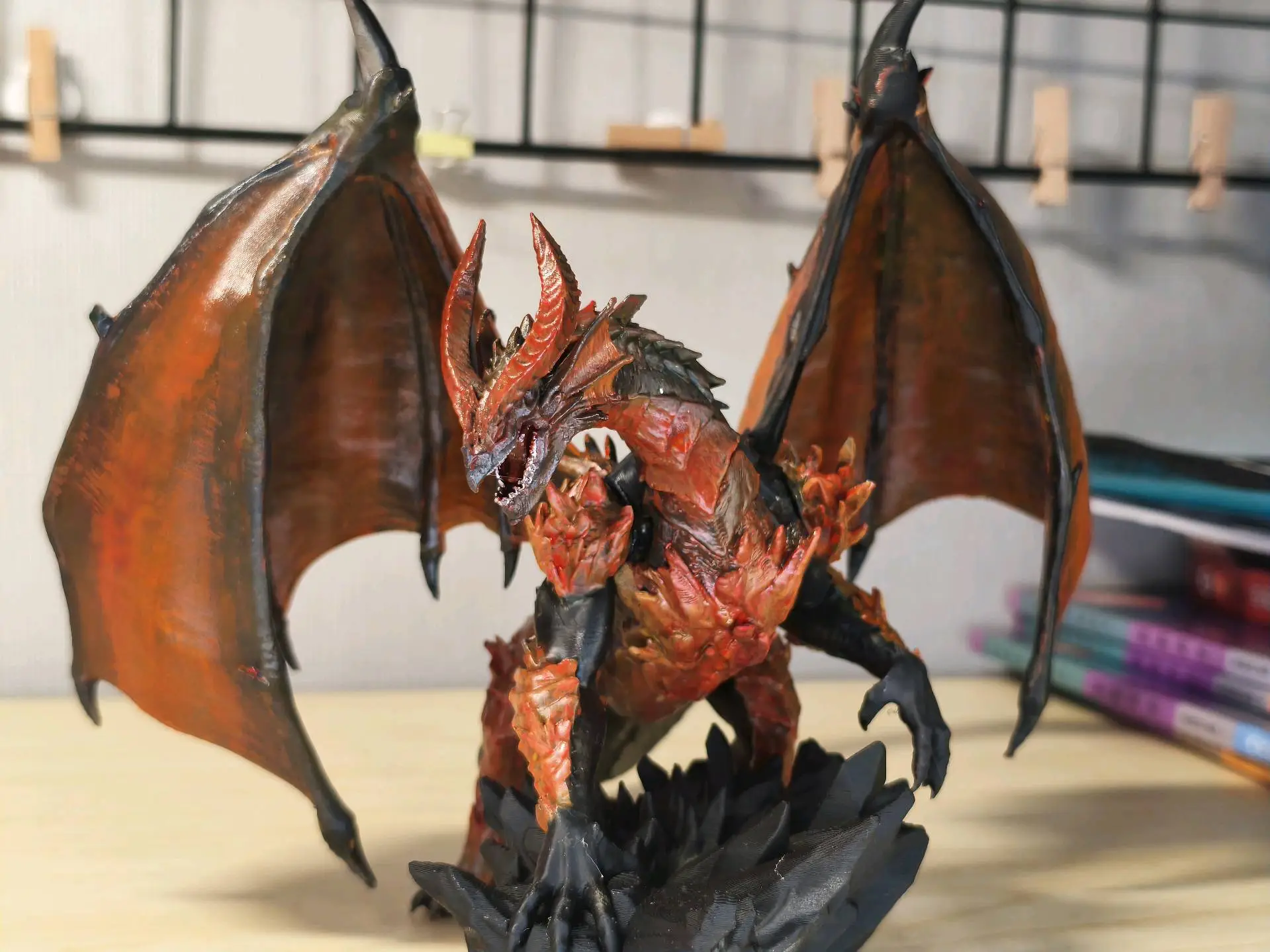 Miniatura 2 do modelo 3D 魔兽世界boss死亡之翼mini可打