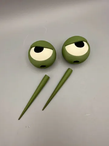 Letrero o emblema decorativo: Grumpy Eyes — vista de referencia 3