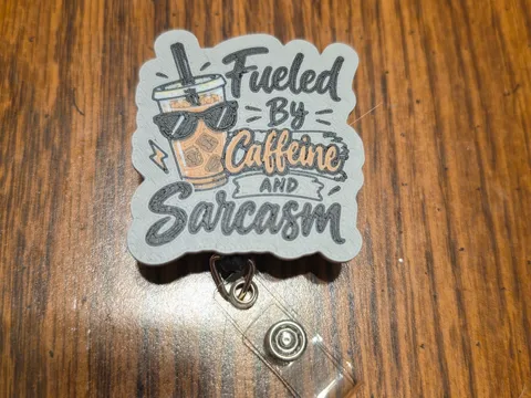 Modelo para impresión 3D: Caffeine and Sarcasm — referencia de MakerWorld