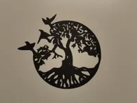 Décoration murale Arbre de vie aux oiseaux — photo 2