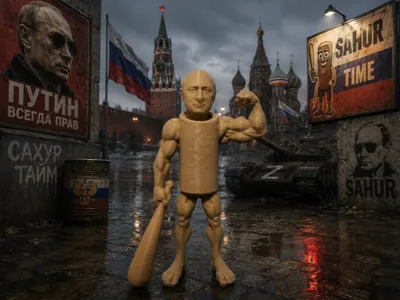 Buff Putin Sahur Meme | Muscular Funny