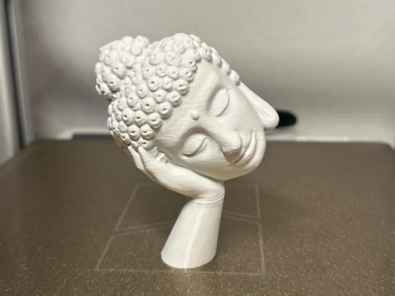 Buddha Statue – Head in Hand (Artistic 3D Print)