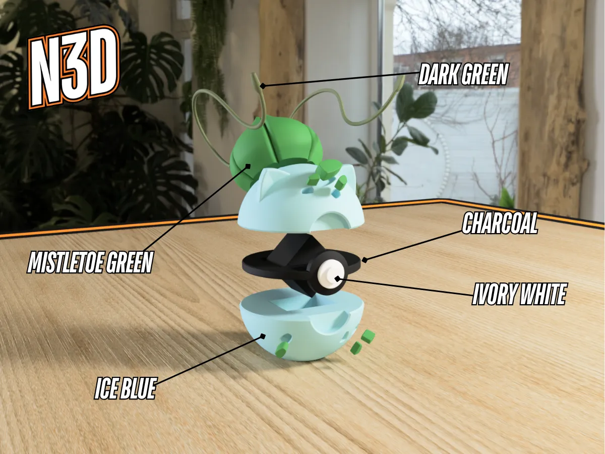 #0001 - Bulbasaur Ball view 2