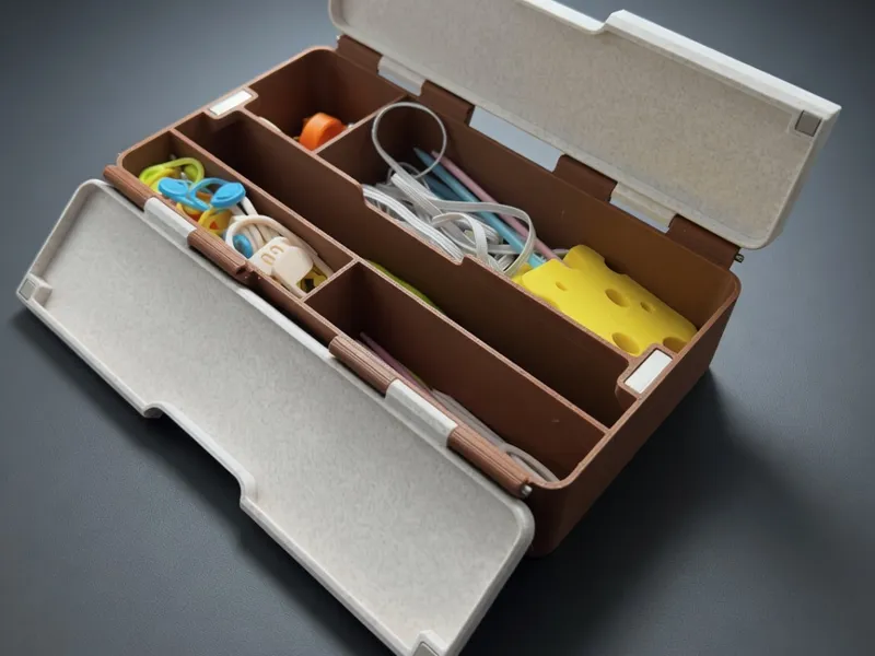 Sewing Accessories Box (Magnetic Closure)