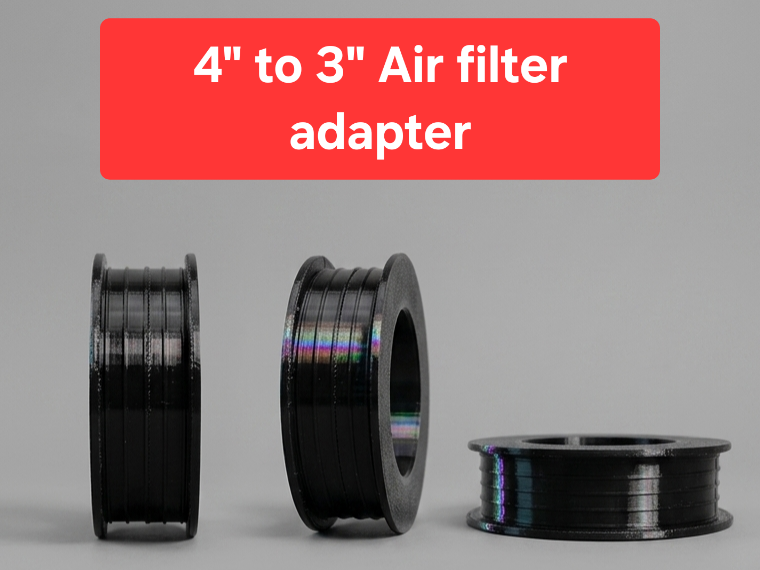 4" to 3" Air Filter Adapter Ring