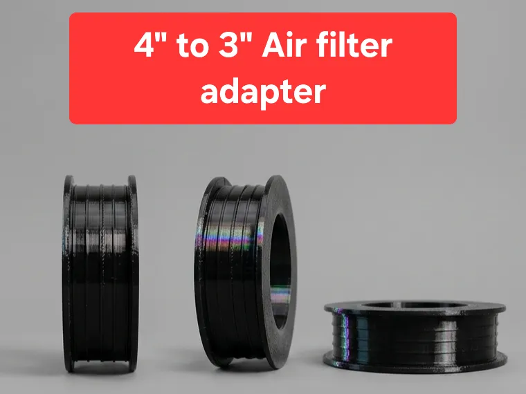 4" to 3" Air Filter Adapter Ring