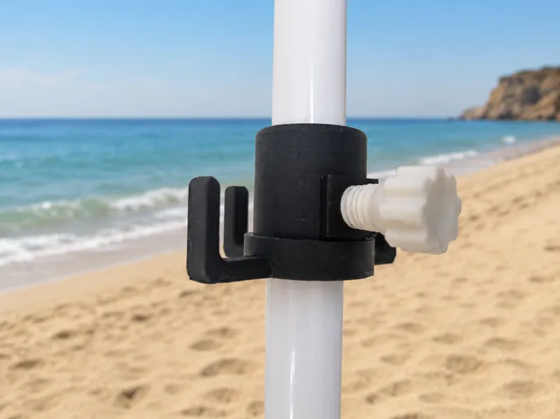 Beach umbrella hook