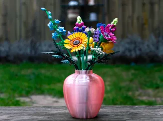 Legoblumenvase  für Wildblumenstrauß (10313)