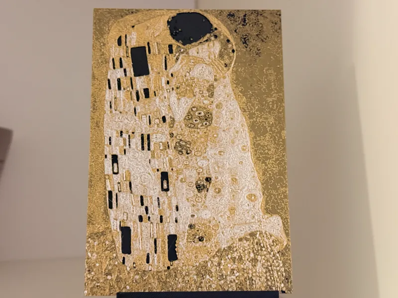 The Kiss - Gustav Klimt (3 colors)