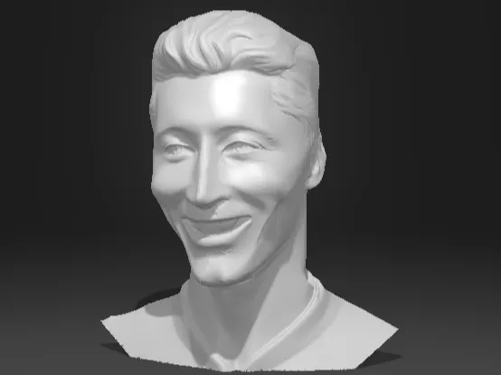 Robert Lewandowski Statue