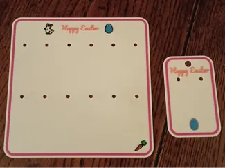 Easter Earring Card