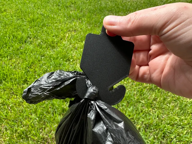 Dual Hook Dog Poop Bag Holder