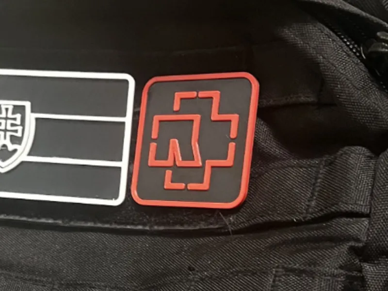 Rammstein logo (designed to be Velcro patch)
