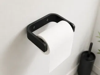 Minimalist Wall-Mounted Toilet Paper Holder
