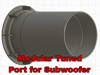 Modular Subwoofer Port – Base + Extension