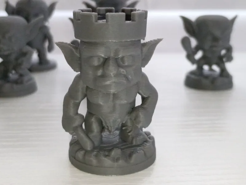 Chess Piece - Mountain Troll Rook