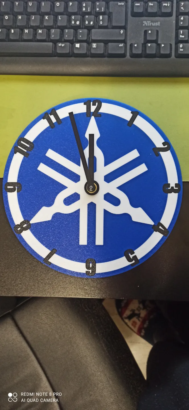 orologio Yamaha wall clock by Dim3nsion3dmaker MakerWorld