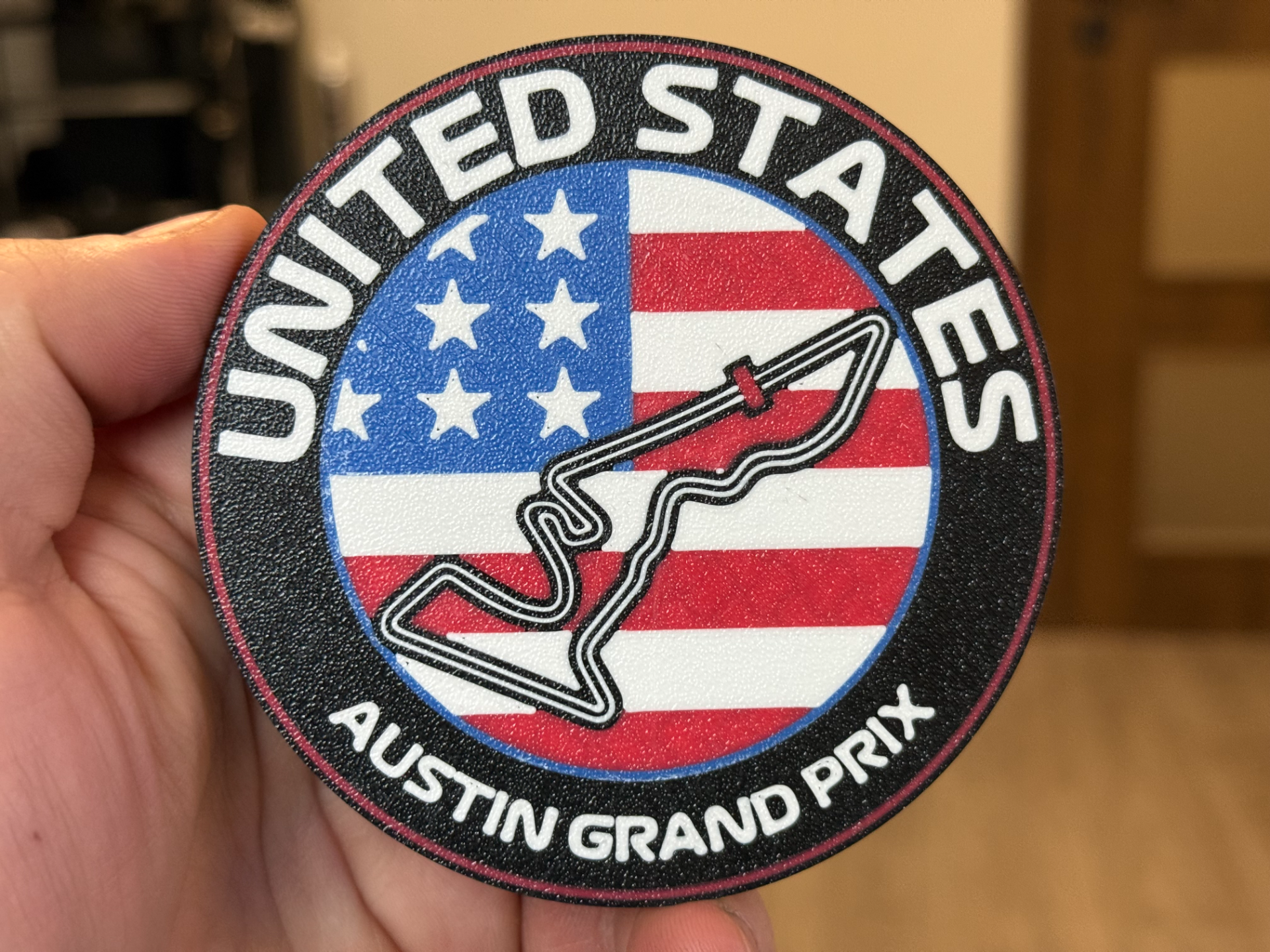 USA Austin F1 Grand Prix coaster