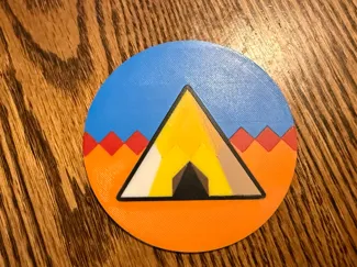 Yuru Camp (Laid-Back Camp) Tent Coaster