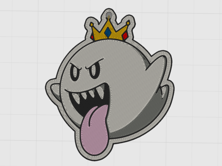 KING BOO - MARIO - 7 COLORS - KEYCHAIN - CHAVEIRO