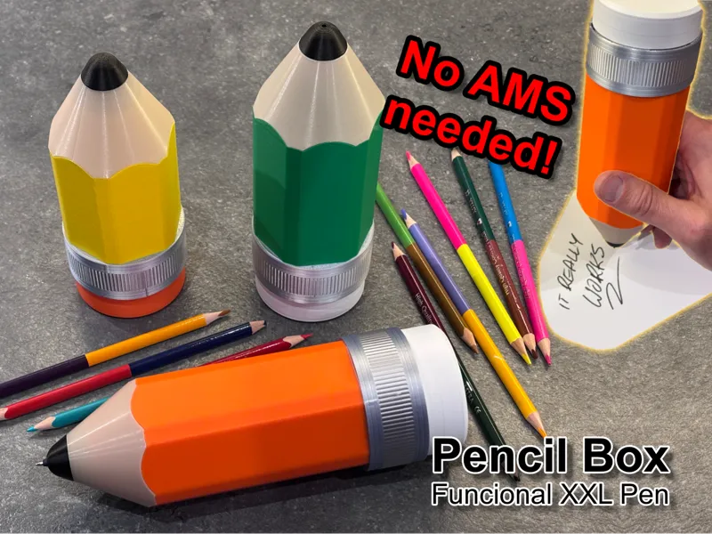 Pencil Case - functional XXL pen - no AMS needed