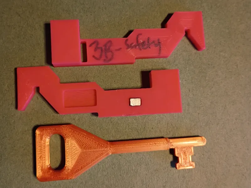 RH Co Mortise Lock Bolt and Key replacement