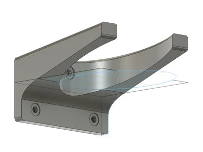 Hanging Bracket for Bauer (and Other) Tools