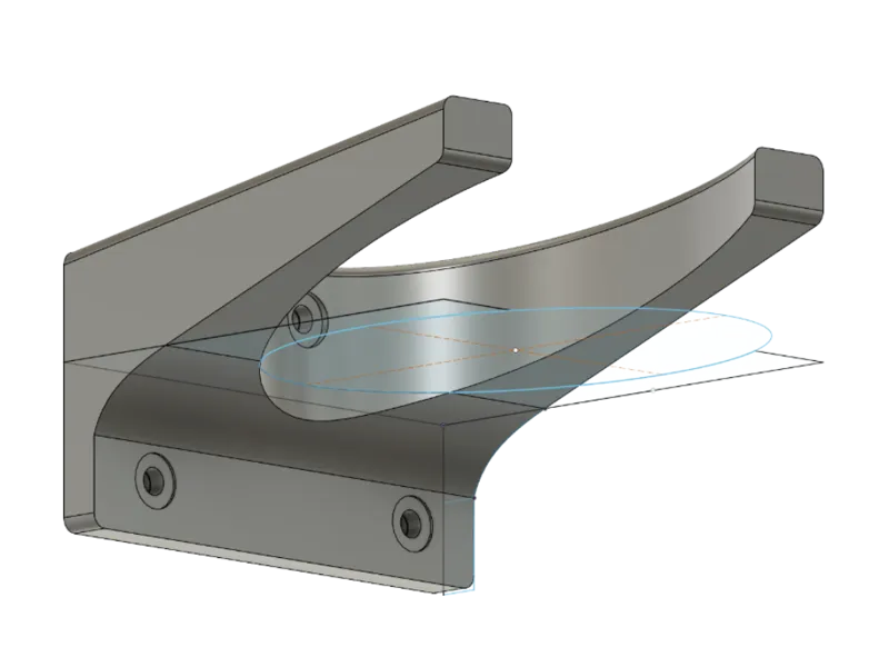 Hanging Bracket for Bauer (and Other) Tools