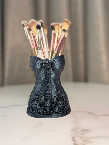 Soporte: Halloween Corset Makeup Brush Holder — vista de referencia 4