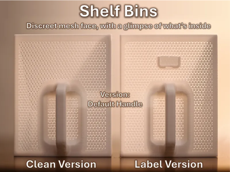Shelf Bins: MeshView (Default Version)