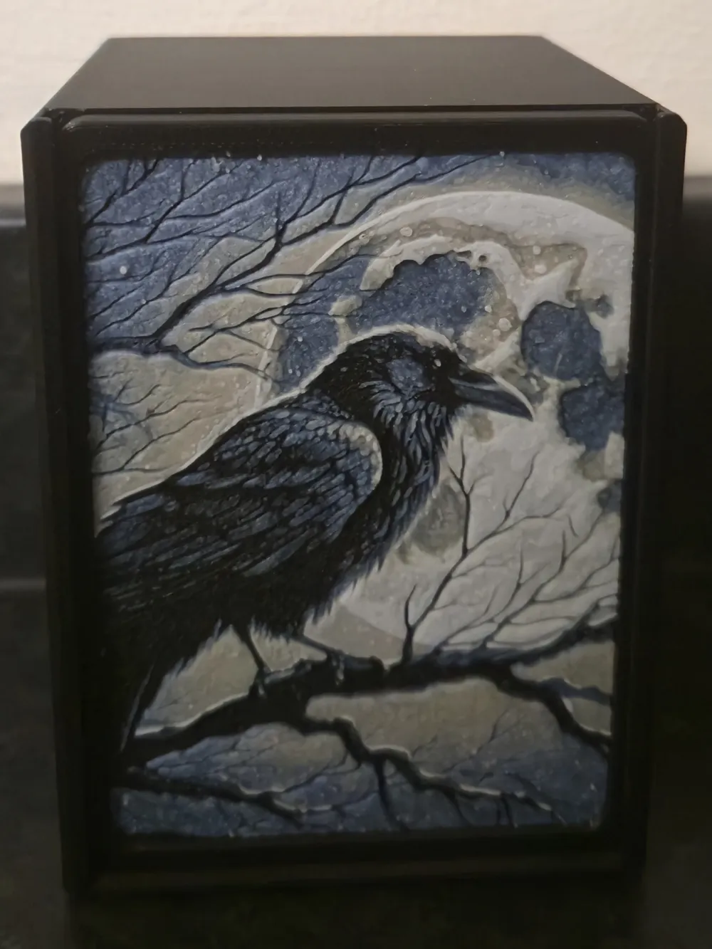 MTG Commander Deck Box inlay Raven HueForge Remixed by JamieSTARx ...