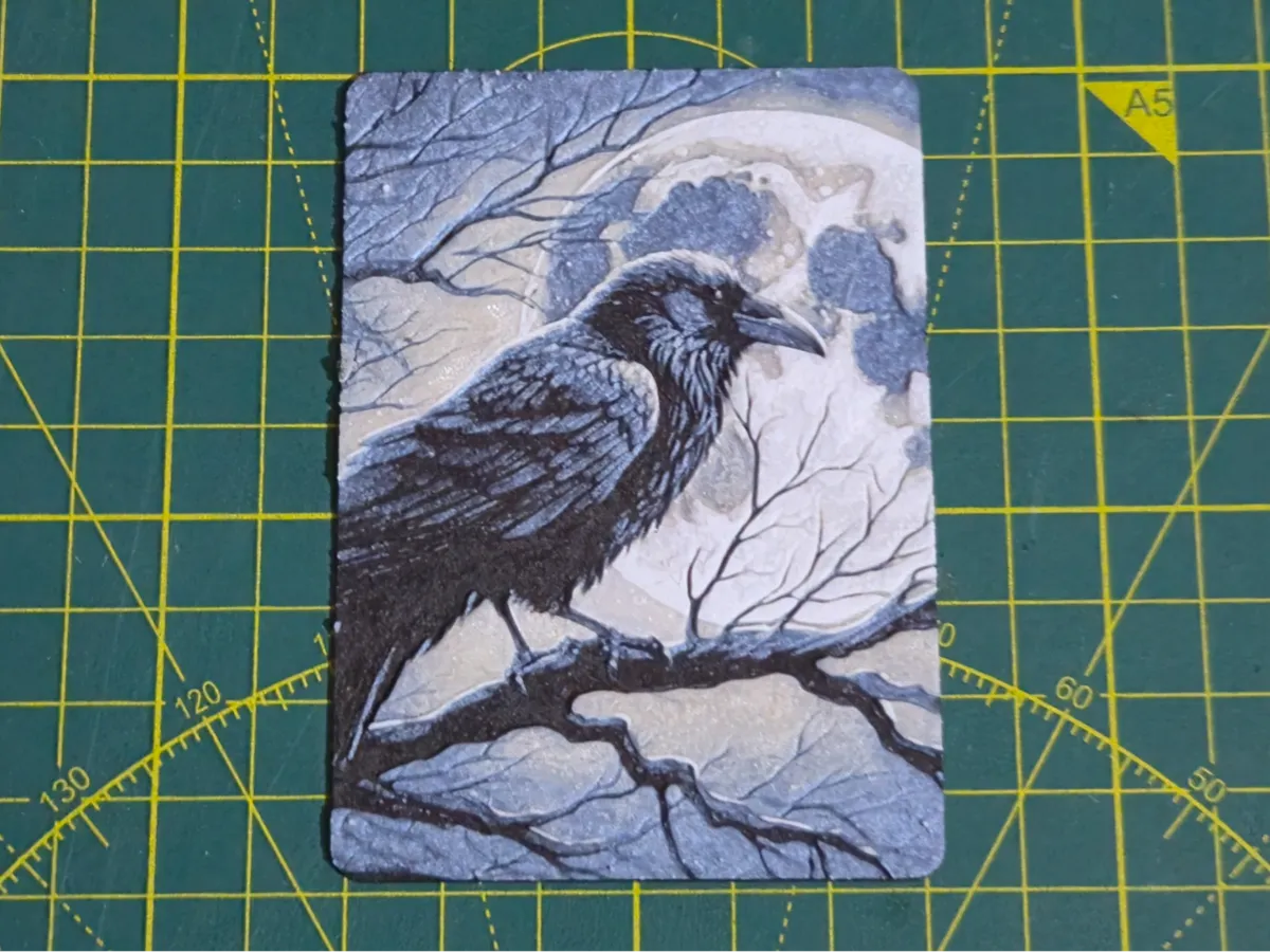 MTG Commander Deck Box inlay Raven HueForge Remixed by JamieSTARx ...