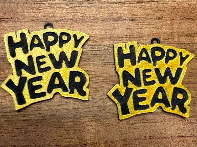 Happy New Year Earrings