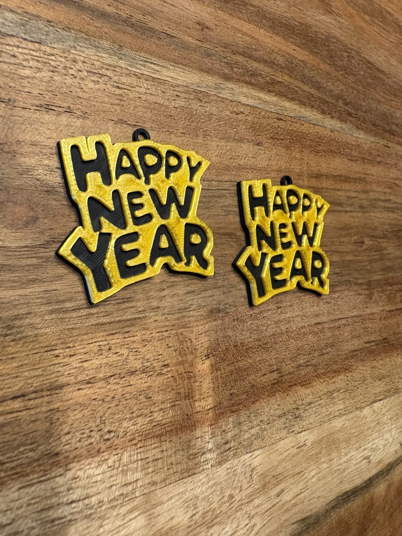 Happy New Year Earrings view 3