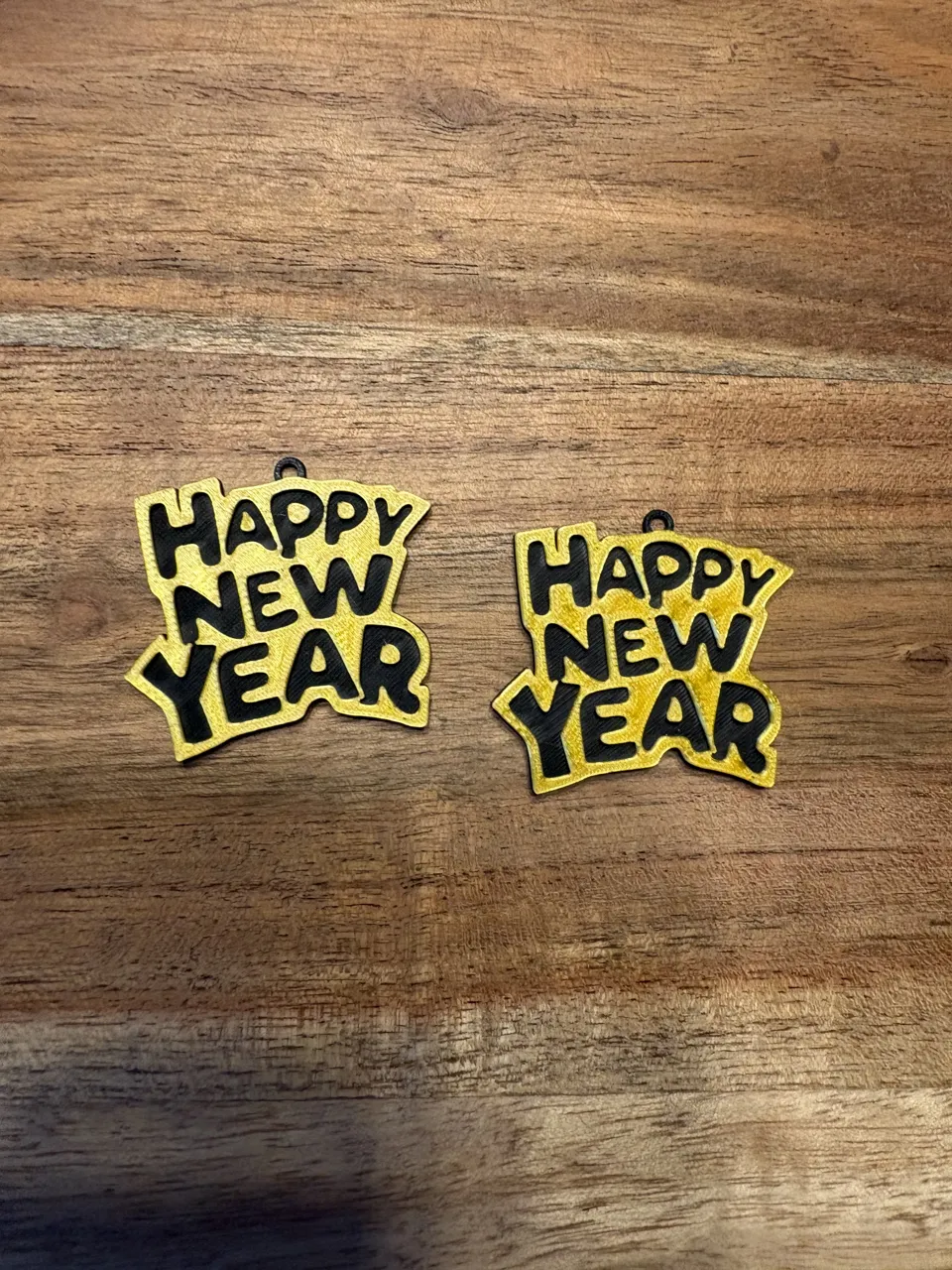 Happy New Year Earrings view 2