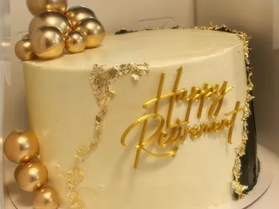 Happy Retirement Cake Topper