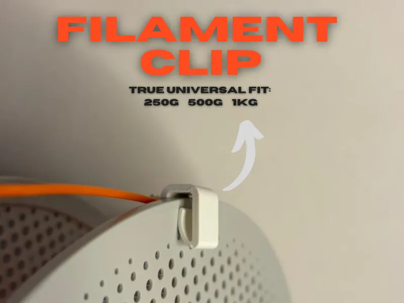 Universal Filament Clip – Fits Any Spool