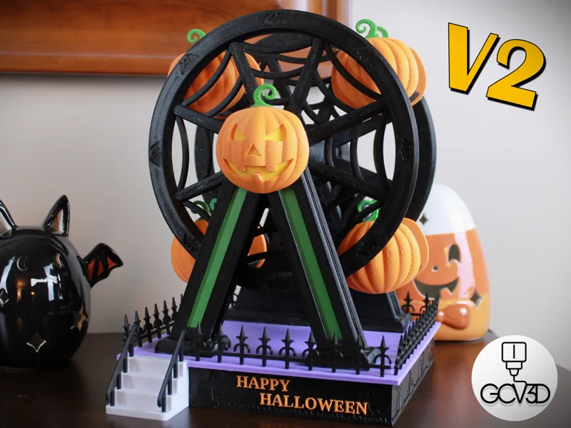 Spooktacular Ferris Wheel V2 (motorized)