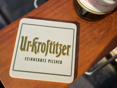Ur-Krostitzer Square Beer Coaster