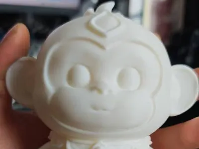 Prosperity Monkey・13cm 3D Printed Designer Toy Figurine - Unpainted