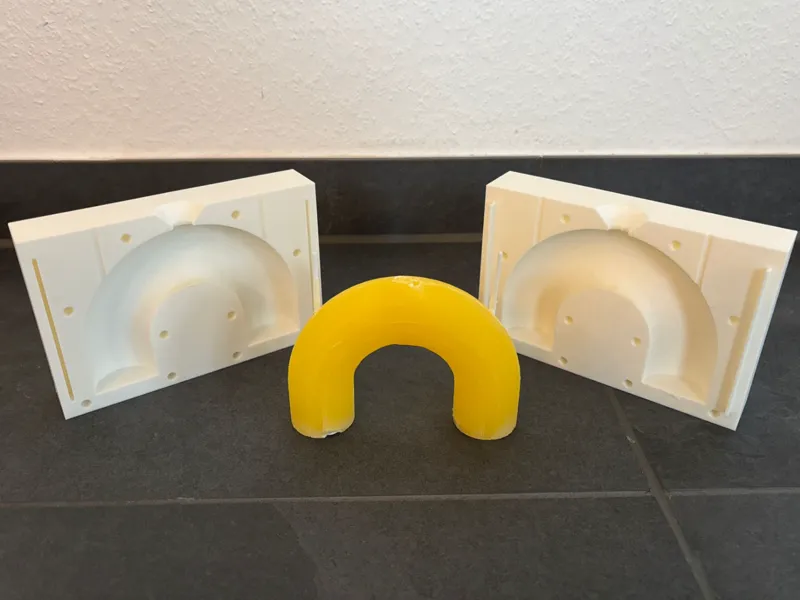 Rainbow Wax-Candle - Negative Mold