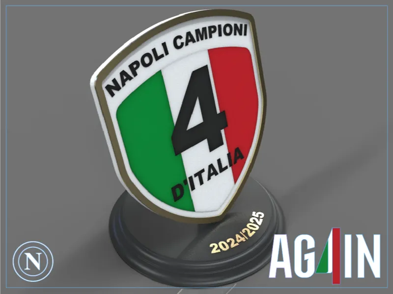 Scudetto Napoli Campioni 2024/2025 – 4° Scudetto