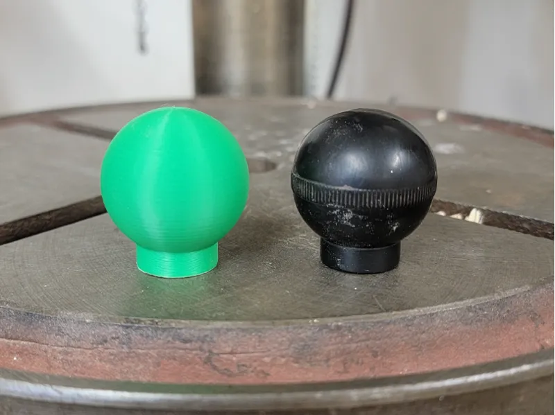 Drill Press Knob - 1/2" - 12 Thread