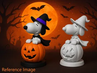 Snoopy Halloween Statue \ Paint your own Snoopy
