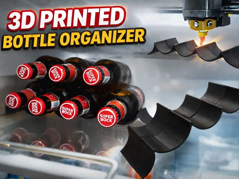 Beer Bottle organizer for fridge