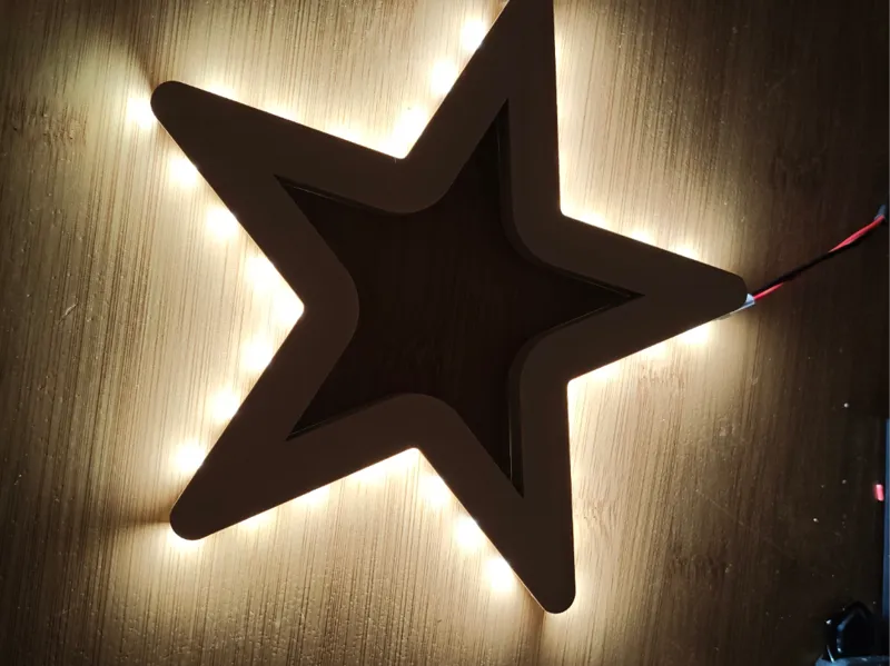五角星灯具 star-shaped light 灯带光源