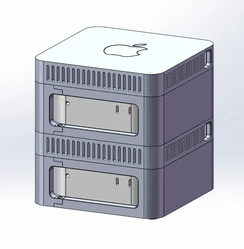 [Official Version 1.2] Modular frame for mac mini4, with optional dust ...