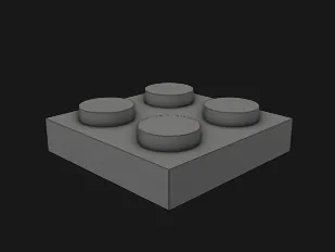 3022 Plate 2x2