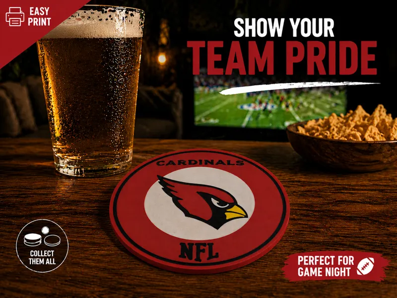 Arizona Cardinals coaster nfl